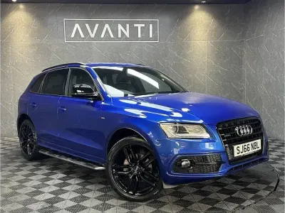Used Audi Q5 S-line plus 190 HP (139 kW) 2016 Blue SUV
