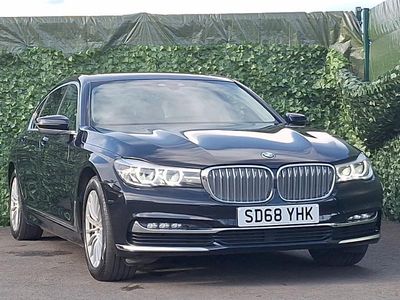 Used BMW 740L Exclusive 320 HP (235 kW) 2018 Black Sedan