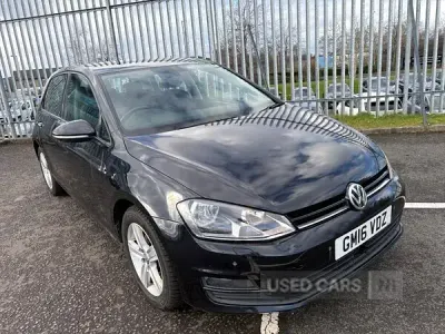Used VW Golf VII Edition 110 HP (80 kW) 2016 Black Hatchback