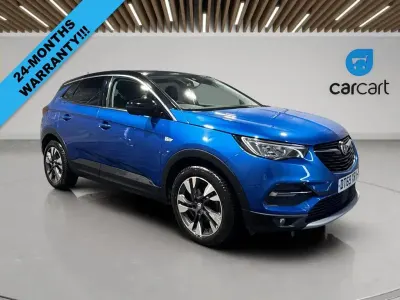 Used Vauxhall Grandland X SRi 130 HP (95 kW) 2020 Blue SUV