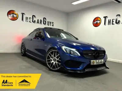 Begagnad Mercedes C43 AMG Premium 2016 Blå Sportkupé