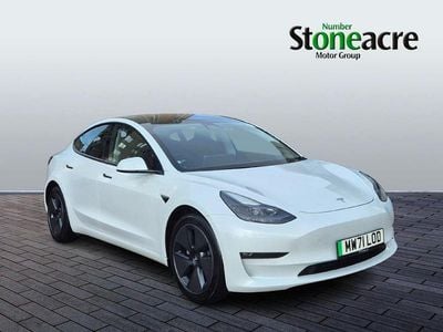 Used Tesla Model 3 Long Range AWD 366 kW (498 HP) 2021 White Sedan