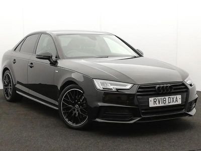Used Audi A4 Black Edition 150 HP (110 kW) 2018 Black Sedan