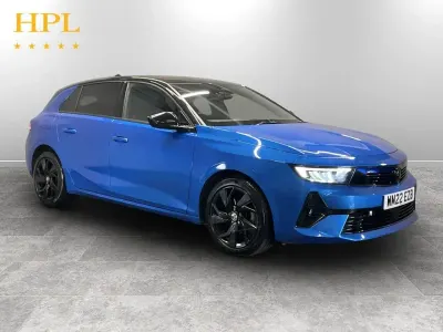 Used Vauxhall Astra GS Line 130 HP (95 kW) 2022 Blue Hatchback