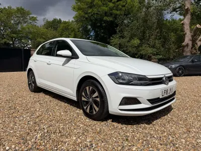 Begagnad VW Polo SE 65 HK (47 kW) 2018 Vit Halvkombi