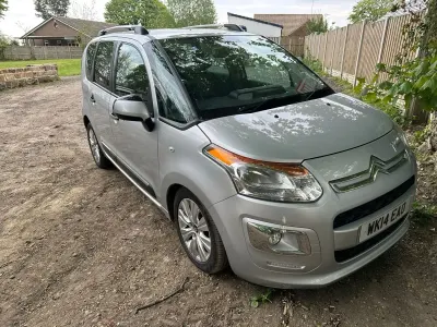 Używany Citroën C3 Picasso Exclusive 2014 Srebrny Minivan