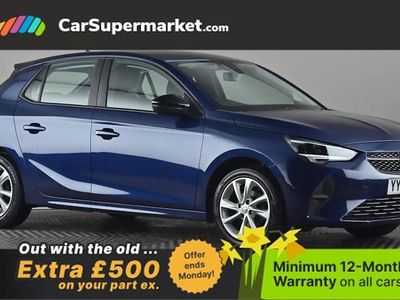 Used Vauxhall Corsa 75 HP (55 kW) 2020 Blue Hatchback