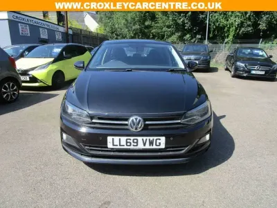 Used VW Polo SE 95 HP (69 kW) 2019 Black Hatchback