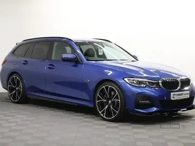 Used BMW 330e M Sport 292 HP (214 kW) 2022 Blue Estate