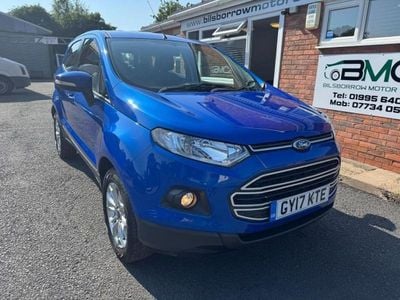 Blue Used 2017 Ford Ecosport Zetec SUV | £7,250 (Fair price)