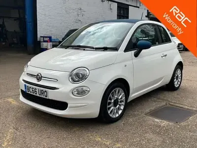 Used Fiat 500 Pop Star 69 HP (50 kW) 2017 White Hatchback