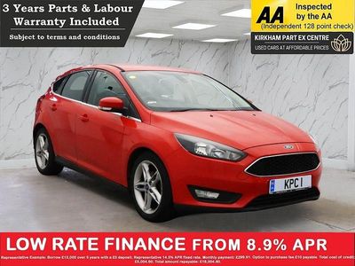 Red Used 2016 Ford Focus Zetec Hatchback | £3,900 (Fair price)