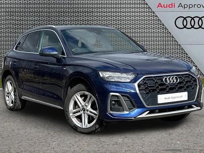 Used Audi Q5 S-Line 200 HP (147 kW) 2021 Blue SUV