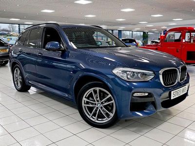 Phytonic blue Used 2019 BMW X3 M Sport SUV | £23,289 (Good price)