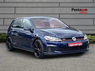 Used VW Golf VII GTI 241 HP (177 kW) 2019 Blue Hatchback