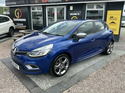 Used Renault Clio GT-Line 90 HP (66 kW) 2018 Blue Hatchback
