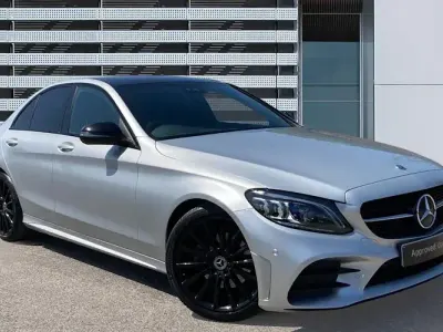 Usado Mercedes C220 AMG Line Premium 194 HP (142 kW) 2019 Prateado Sedan