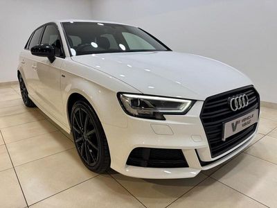 Used Audi A3 Sportback Black Edition 2018 White Hatchback