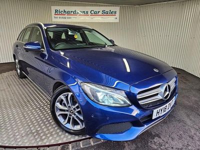 Blue Used 2018 Mercedes C220 Estate | £11,000 (Super price)