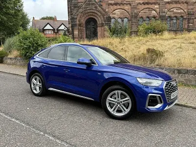 Used Audi Q5 Sportback S-Line 204 HP (150 kW) 2021 Blue SUV
