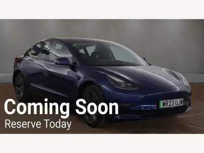 Used Tesla Model 3 Long Range RWD 77 kW (106 HP) 2023 Blue Sedan