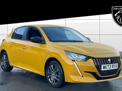 Yellow Used 2022 Peugeot 208 Active+ Hatchback | £14,561 (Fair price)