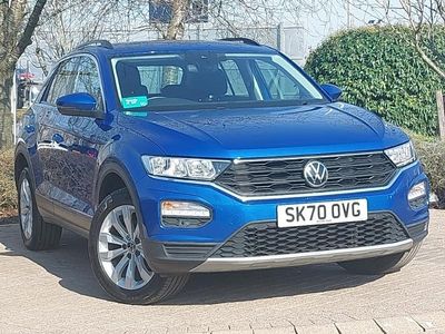 Used VW T-Roc SE 150 HP (110 kW) 2020 Blue SUV
