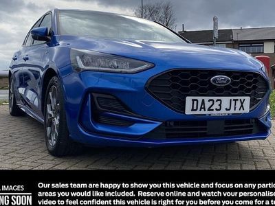 Used Ford Focus ST-Line 125 HP (91 kW) 2023 Blue Hatchback