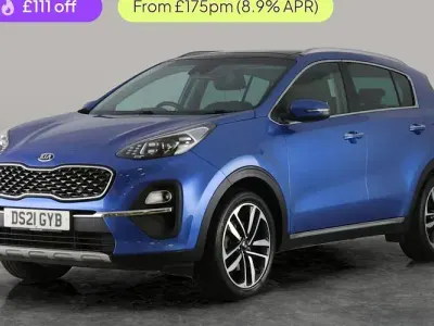 Used Kia Sportage 136 HP (100 kW) 2021 Blue SUV