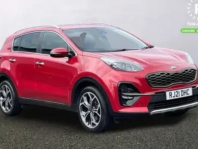 Used Kia Sportage GT-Line 177 HP (130 kW) 2021 Red SUV