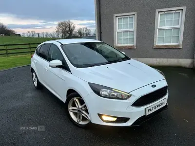 Used Ford Focus Zetec 115 HP (84 kW) 2015 White Hatchback