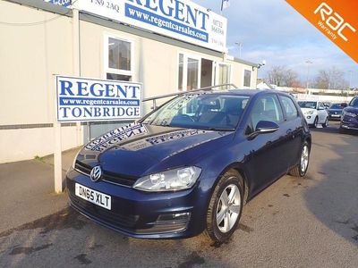 Used VW Golf VII Match 125 HP (91 kW) 2015 Blue Hatchback