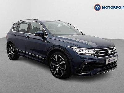 Used VW Tiguan R-line 150 HP (110 kW) 2022 Blue SUV
