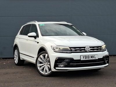 White Used 2018 VW Tiguan R-line SUV | £16,498 (Good price)