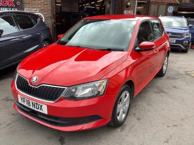 Used Skoda Fabia SE 110 HP (80 kW) 2018 Red Hatchback