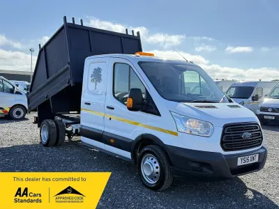 Used Ford Transit 125 HP (91 kW) 2015 White Cabriolet