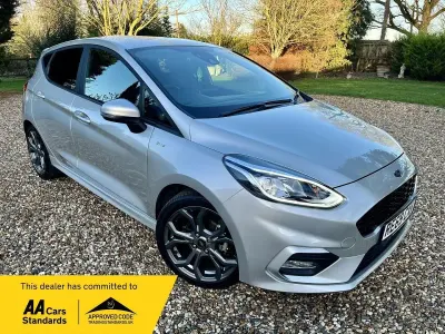 Used Ford Fiesta ST-Line X 100 HP (73 kW) 2020 Silver Hatchback