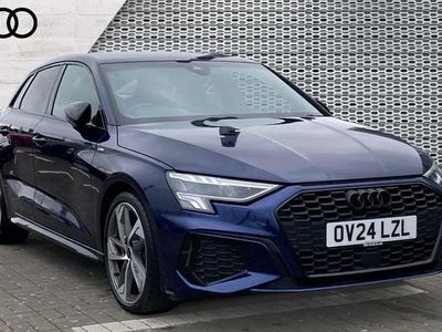 Used Audi A3 Black Edition 150 HP (110 kW) 2024 Blue Hatchback