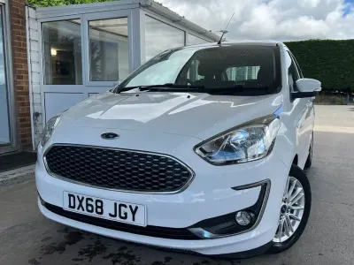 Used Ford Ka Plus Zetec 85 HP (62 kW) 2018 White Hatchback