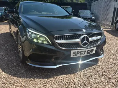 Used Mercedes CLS220 AMG line 177 HP (130 kW) 2017 Black Coupe