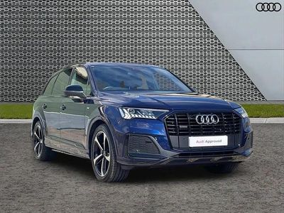 Used Audi Q7 Black Edition 281 HP (206 kW) 2022 Blue SUV