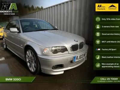Używany BMW 320 Sport Line 2003 Srebrny Coupe