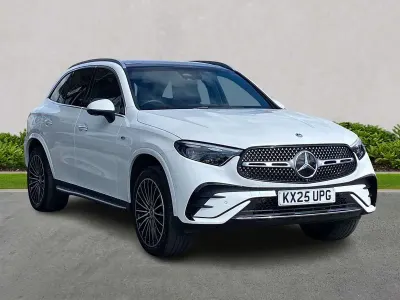 Used Mercedes GLC300e AMG line 2025 White Estate