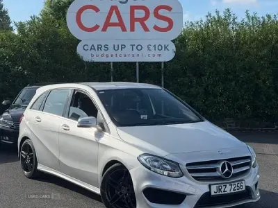 Used Mercedes B180 AMG line 109 HP (80 kW) 2015 Silver Hatchback