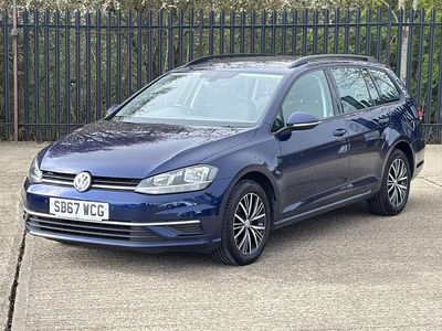 Used VW Golf VII SE 125 HP (91 kW) 2018 Blue Estate