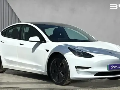 Used Tesla Model 3 Long Range AWD 258 kW (351 HP) 2022 White Sedan