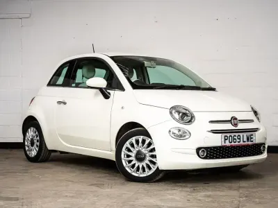 Used Fiat 500 Lounge 69 HP (50 kW) 2019 White Hatchback
