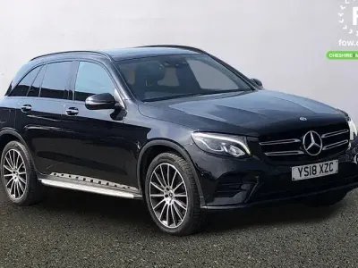 Used Mercedes GLC250 AMG Line Premium 204 HP (150 kW) 2018 Black SUV