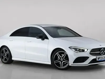 Used Mercedes CLA180 Executive 136 HP (100 kW) 2022 White Coupe