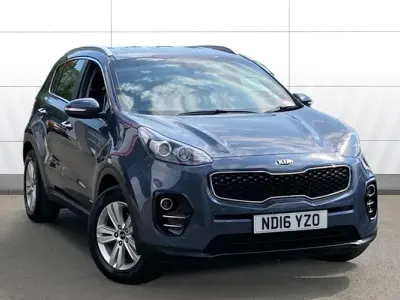 Used Kia Sportage 136 HP (100 kW) 2016 Blue SUV